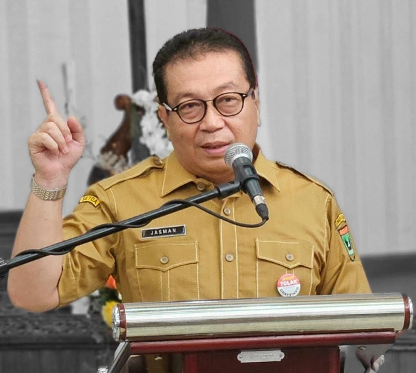 Pj. Sekda Dharmasraya Drs, Jasman Dt. Bandaro Bendang, MM